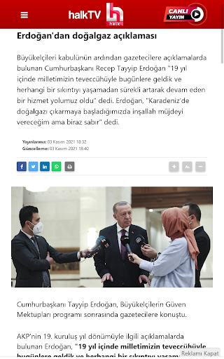 Halk TV ekran görüntüsü