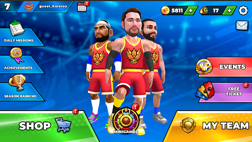 Basketball Slam MyTEAM ekran görüntüsü