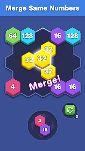 Hexa - Merge game ekran görüntüsü