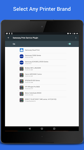Samsung Print Service Plugin ekran görüntüsü
