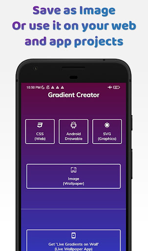Gradient Creator ekran görüntüsü