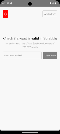 Scrabble Checker App ekran görüntüsü