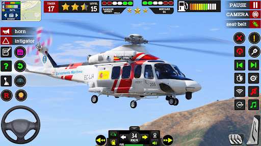 Real Helicopter Flying Games ekran görüntüsü