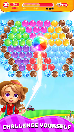 Kids Farm Pets Bubble Shooter ekran görüntüsü