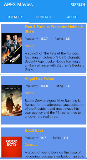 APEX Movies ekran görüntüsü