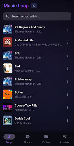 music loop ekran görüntüsü