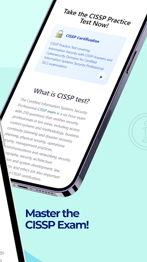 CISSP Practice Test ekran görüntüsü