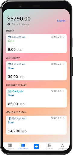 Pefi: Expense Tracker ekran görüntüsü