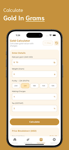 Gold Identifier ekran görüntüsü