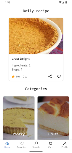 Pastry Recipes ekran görüntüsü