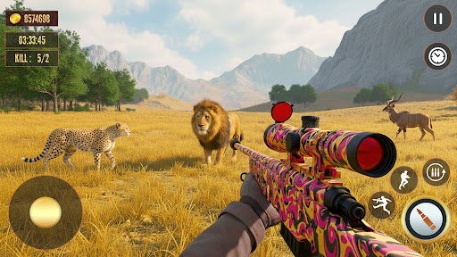 Wild Animal Sniper Shooting 3D ekran görüntüsü