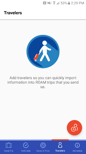 CBP ROAM ekran görüntüsü