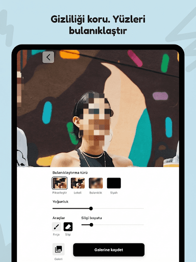 Privacy Blur - yüzleri gizle ekran görüntüsü