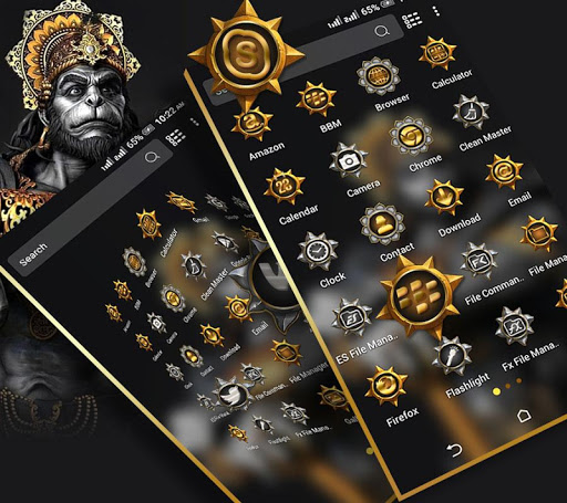 Lord Hanuman Ji Launcher Theme ekran görüntüsü