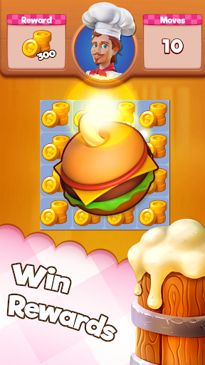 Kitchen Swipe - Swipe 3 Puzzle ekran görüntüsü