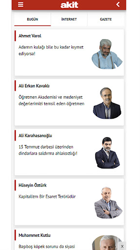 Yeni Akit ekran görüntüsü