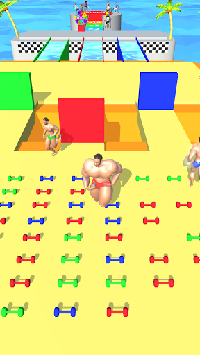 Muscle Race 3D ekran görüntüsü
