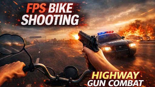 Gun Bike FPS Shooter ekran görüntüsü