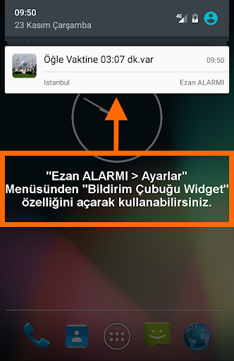 Ezan ALARMI ekran görüntüsü