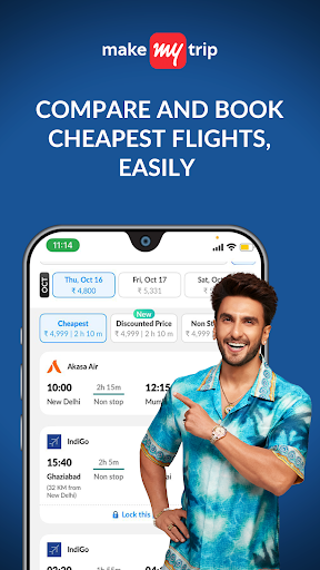 MakeMyTrip: Hotel, Flight, Bus ekran görüntüsü