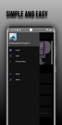 Remote for Funai tv ekran görüntüsü