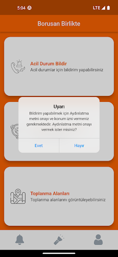 Afet Koordinasyon ekran görüntüsü