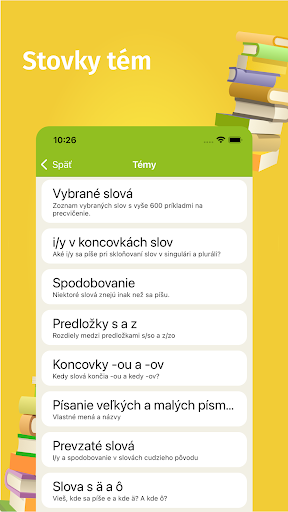 Slovenská gramatika ekran görüntüsü
