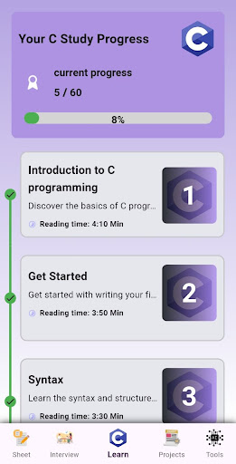 C Programming for Beginners ekran görüntüsü