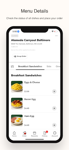 Alameda Carryout ekran görüntüsü