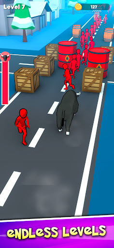 Bad Bull: Angry Chasing Battle ekran görüntüsü