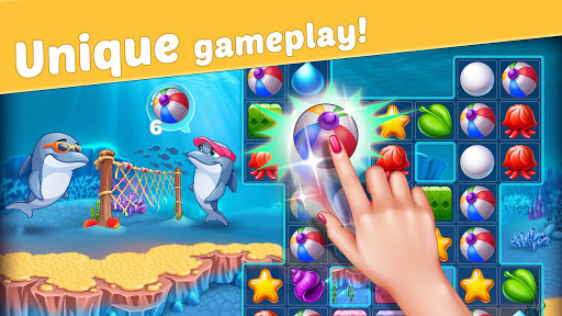 Reef Rescue: Match 3 Adventure ekran görüntüsü