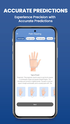 Palm Reading ekran görüntüsü