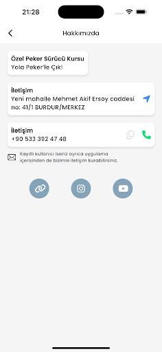 Özel Peker Sürücü Kursu ekran görüntüsü
