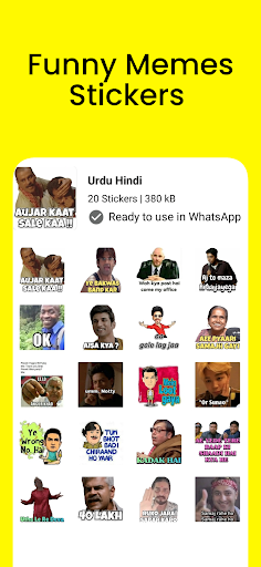 Funny Memes Stickers-WASticker ekran görüntüsü