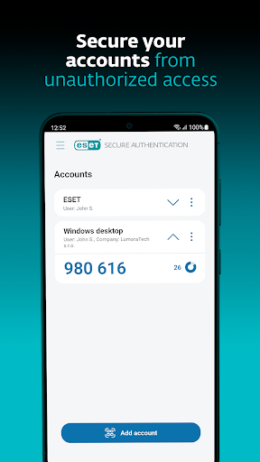 ESET Secure Authentication ekran görüntüsü