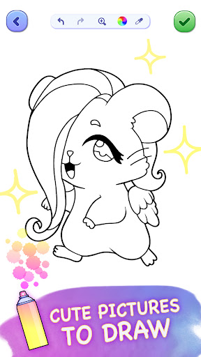 Chibi Doll Coloring Games ekran görüntüsü
