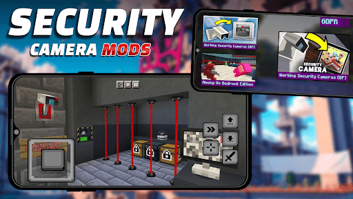 Mod Security Camera Minecraft ekran görüntüsü