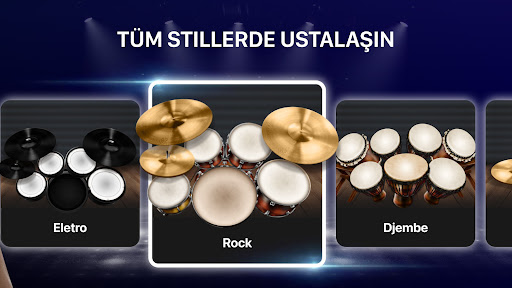 Drums: gerçek bateri oyunları ekran görüntüsü