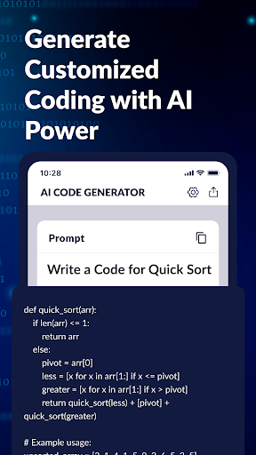AI Code Generator, Code Writer ekran görüntüsü