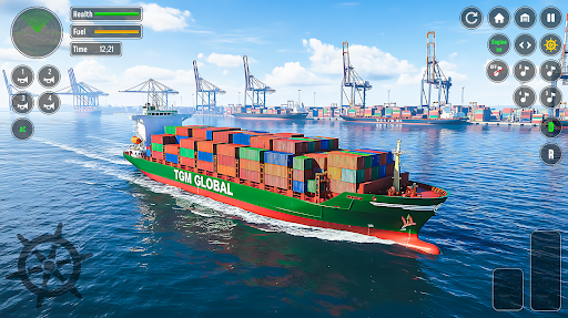 Real Cargo Ship Game Simulator ekran görüntüsü