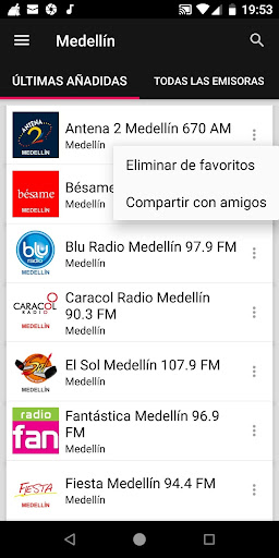 Medellin Radio Stations ekran görüntüsü