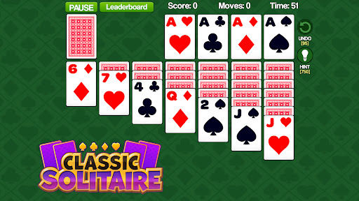 Solitaire Classic Klondike'ı ekran görüntüsü