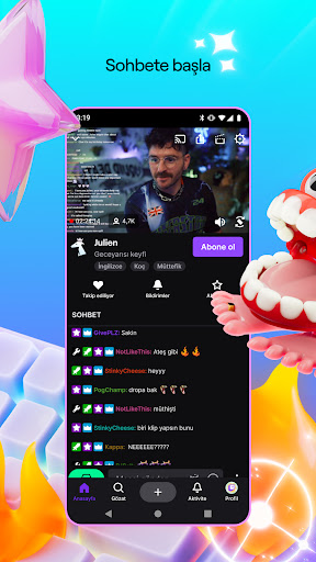 Twitch: Canlı Yayın ekran görüntüsü