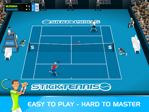 Stick Tennis ekran görüntüsü