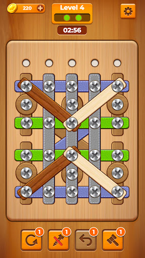 Wood Puzzle - Bolts And Screw ekran görüntüsü