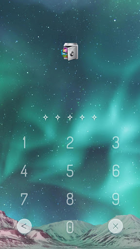 AppLock Live Theme Aurora ekran görüntüsü