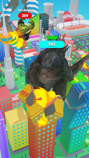 Crazy Kaiju 3D ekran görüntüsü