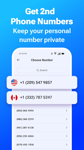 Call Me: Second Phone Number ekran görüntüsü