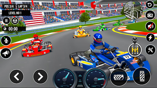 Go Kart Yarış Oyunları 3D ekran görüntüsü