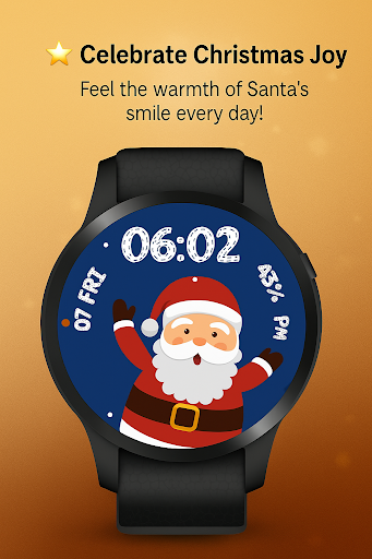 Merry Santa WatchFace ekran görüntüsü